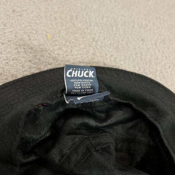 Original Chuck Bucket Hat Hawaiian Flower Print Blue Beach Sailing Sun Cap Lake - Picture 7 of 11